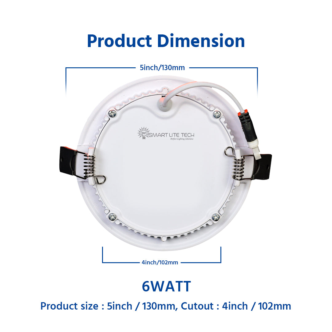 6Watt Panel Light - Round