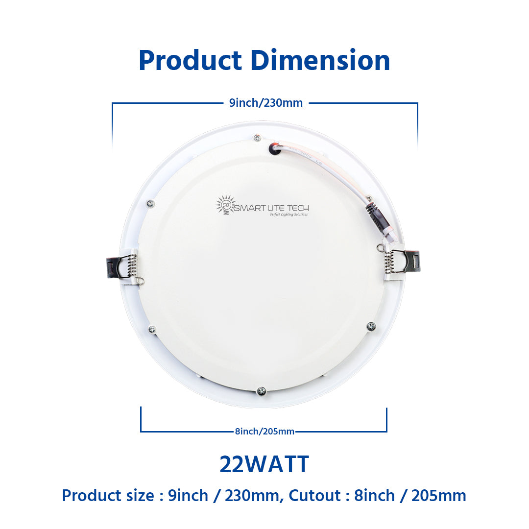 22Watt Panel Light - Round