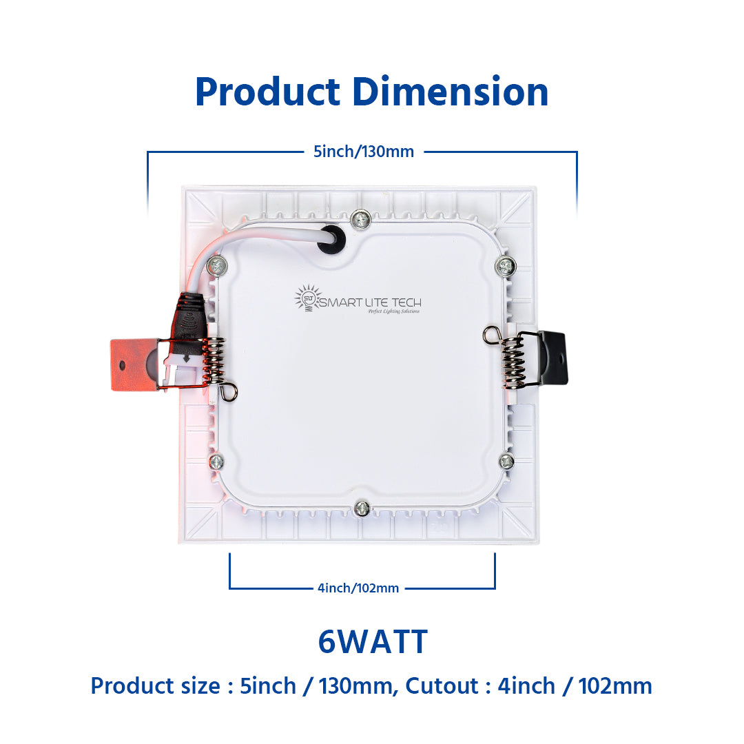 6Watt Panel Light - Square